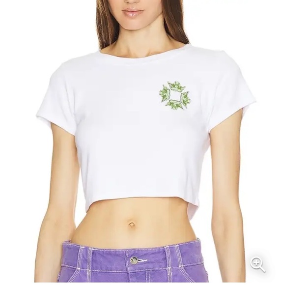 Boys Lie Tops - Boys Lie Dog House Crop Tee NWT